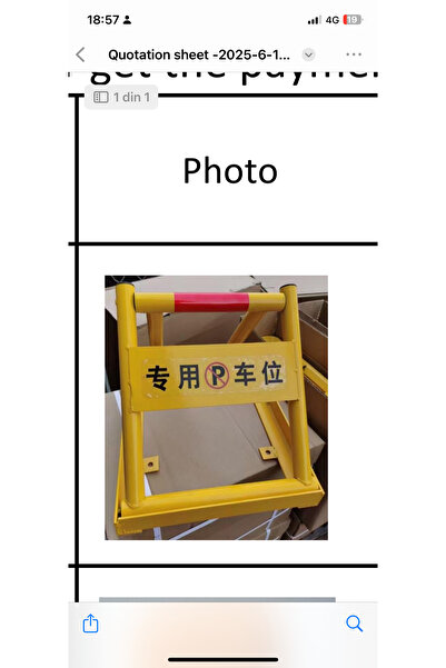 OEM Rectangular manual parking lock