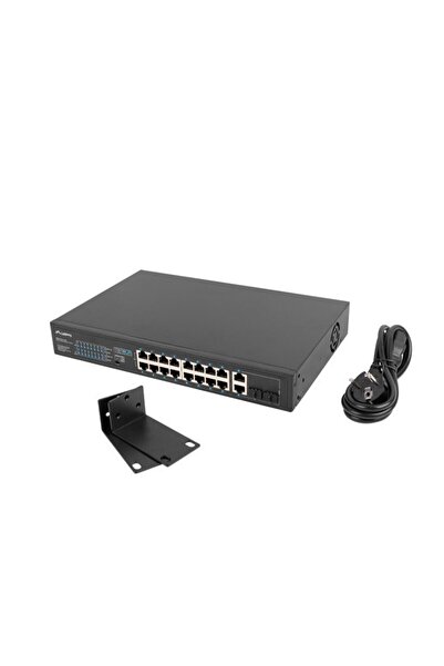 Other LANBERG SWITCH RACK 19 16X 100MB POE /2X COMBO