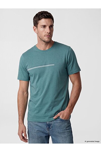 LC Waikiki Crew Neck Printed Combed Cotton Men's T-Shirt
