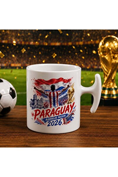 Bk Gift Paraguay Fan-Themed 2026 World Cup Designed Hammer Trophy Cup