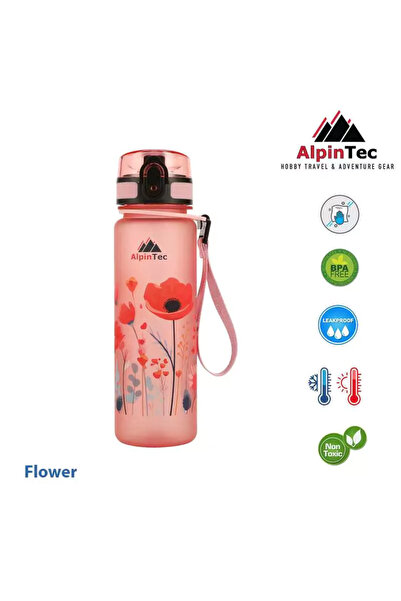 AlpinTec Μπουκάλι Νερού  "Λουλούδι Διάθεσης " 500ml