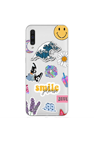 Other Samsung A70 Smile Moon Transparent Silicone TPU Θήκη