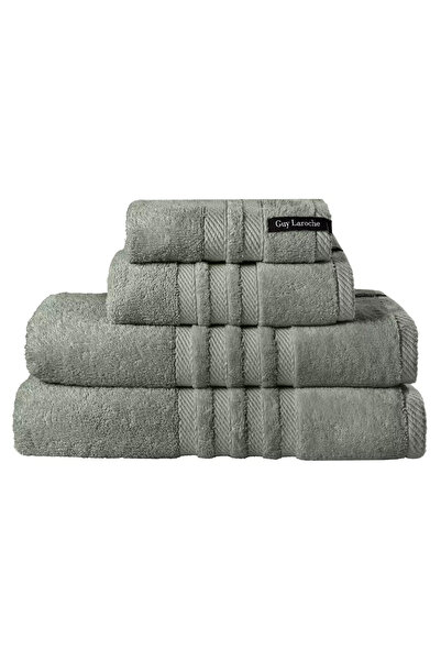 Guy Laroche Πετσέτα Σώματος Bonus 90x150εκ. Khaki Βάρους 560gr/m²
