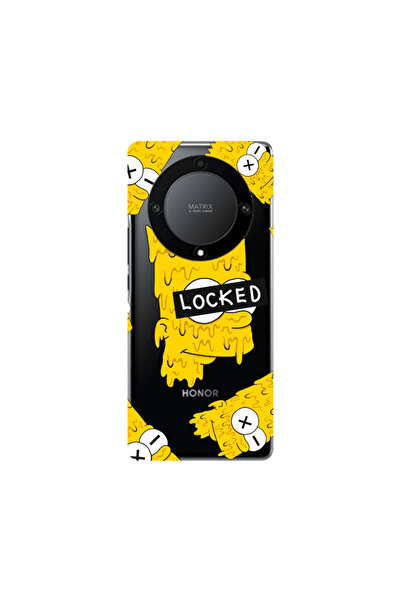 Other Honor Magic5 Lite 5G Bart Simpson Transparent Silicone TPU Θήκη