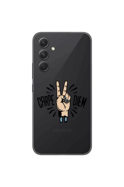 Other Samsung Galaxy A05s Carpe Two Diem Transparent Silicone TPU Θήκη
