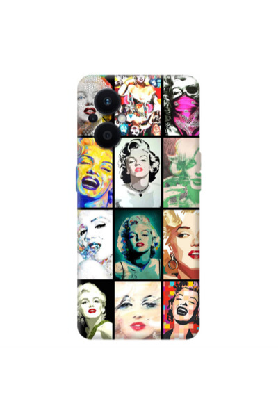 Other Oppo Reno 7 Lite Marilyn Monroe Transparent Silicone TPU Θήκη
