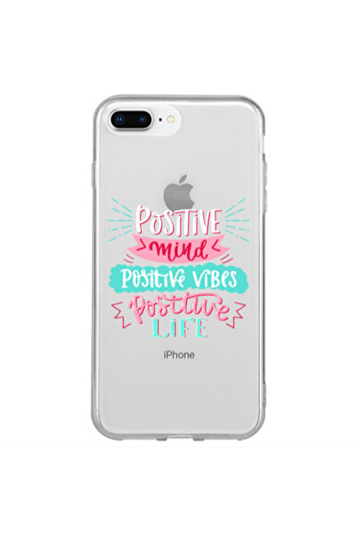 Other Apple iPhone 7 Plus Positive Mind Transparent Silicone TPU Θήκη