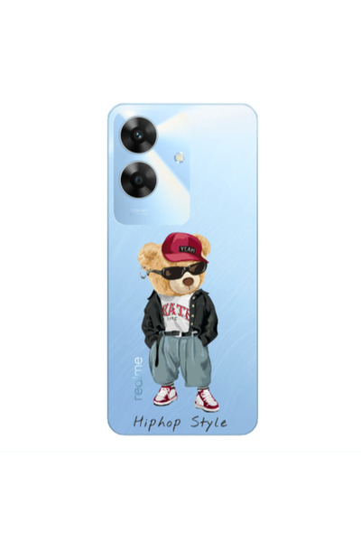 Other Realme Note 60 Hip hop style Transparent Silicone TPU Θήκη