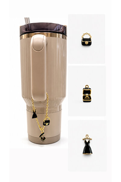 Kelira Compatible Quencher Thermos/Bag Design Vip Black Charm