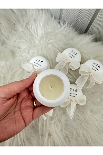 PAL CANDLE Hediyelik beton mum söz, nişan, nikah, kına vb. Özel günler 10