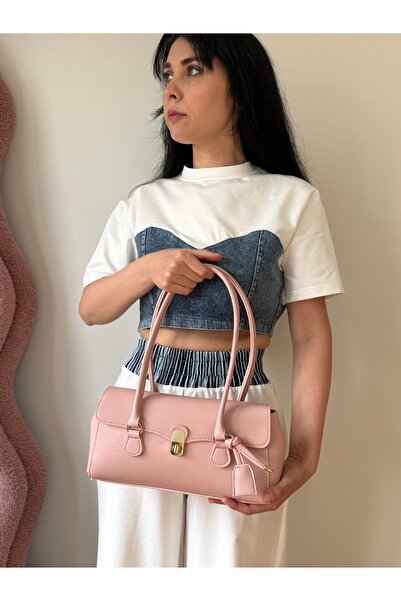 lalettobags Kadın Rosa Model Kapaklı Omuz Çantası