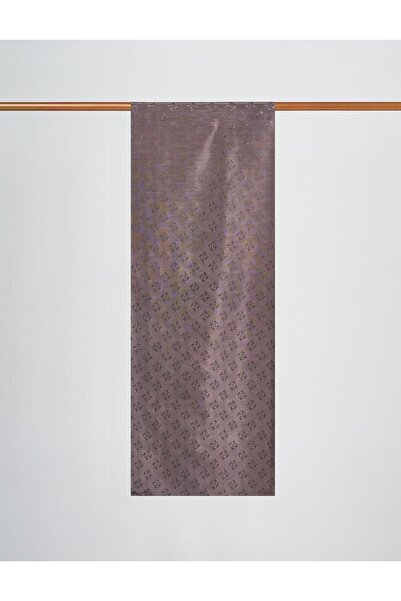 Kayra Logo Detailed Lyocell Shawl Smoked