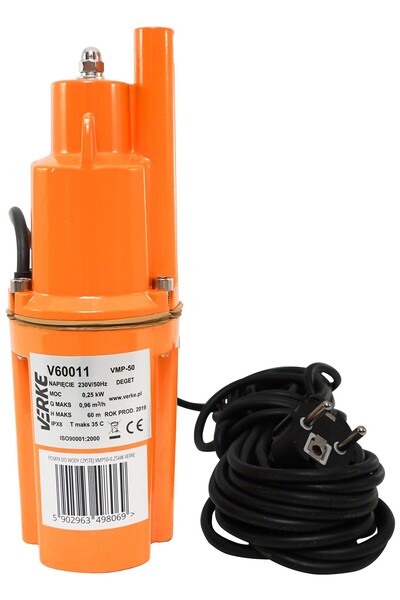 VERKE Pompă submersibilă cu diafragmă, apă curată, V60011