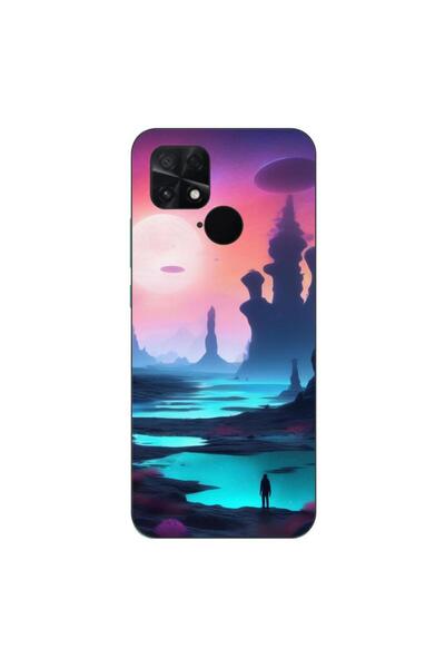 OEM Case compatible with Xiaomi Poco C40 Silicone Gel Tpu Model Mystic Planet