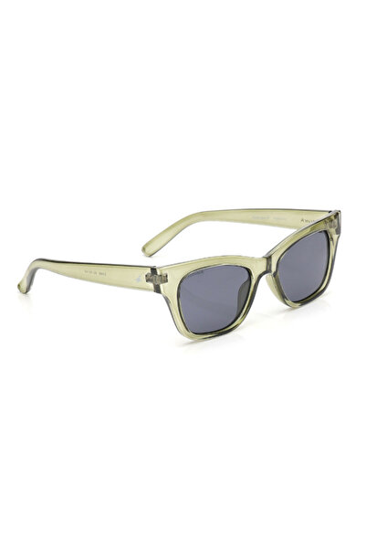 FASTRACK Non Polarized Sunglasses Crystal Green Frame Smoke Mirror Lens 50mm ...
