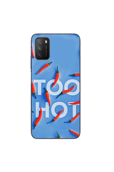 OEM Case compatible with Xiaomi Poco M3 Silicone Gel Tpu Pattern Message Too Hot