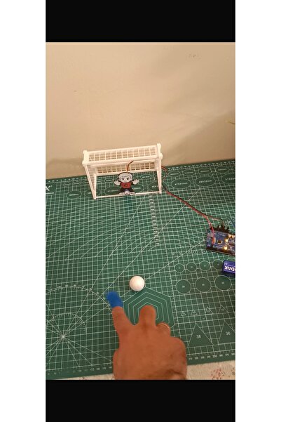 Arduino Clone Arduino Uno Kaleci Seti – Joystick Kontrollü Futbol Oyunu1 (Ser...