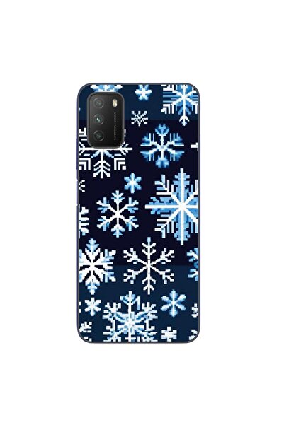 OEM Case compatible with Xiaomi Poco M3 Silicon Gel Tpu Pattern Pixel Art Sno...
