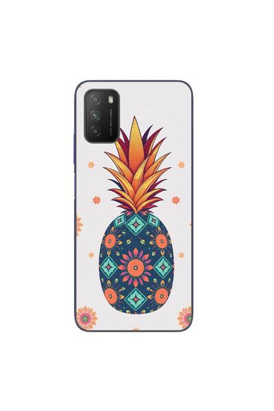 OEM Case compatible with Xiaomi Poco M3 Silicone Gel Tpu Pattern Floral Pinea...