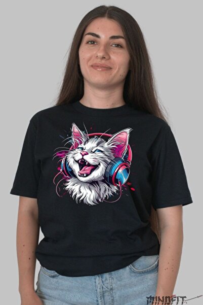 GILDAN Tricou Pisica Happy