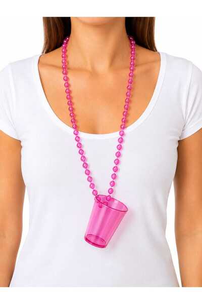 Party Party glass with chain