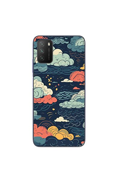 OEM Case compatible with Xiaomi Poco M3 Silicon Gel Tpu Model Mystic Night Sky