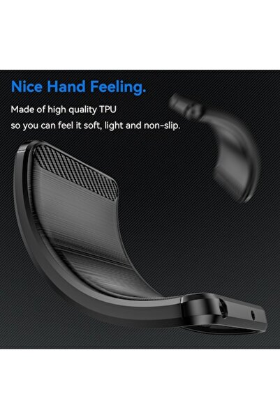 Techsuit Case for iPhone 16 Pro Max - Carbon Silicone - Black