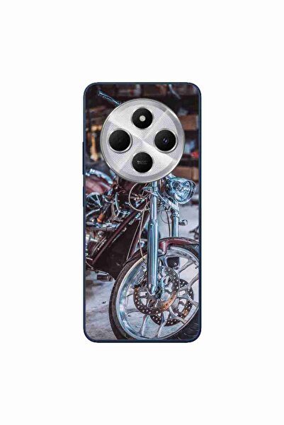 OEM Case compatible with Xiaomi Redmi 14C Silicone Gel Tpu Model Harley Garage