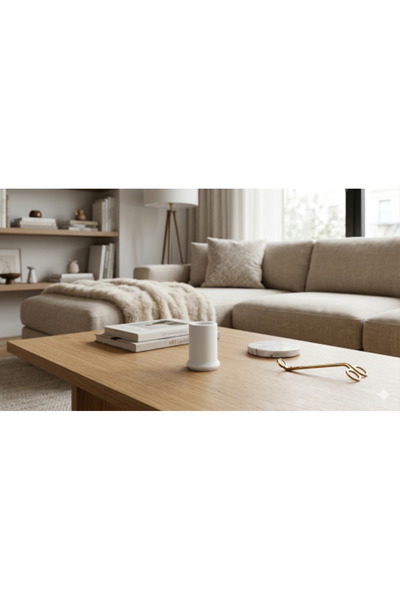 FONOON Small Ribbed Plaster Flower Vase