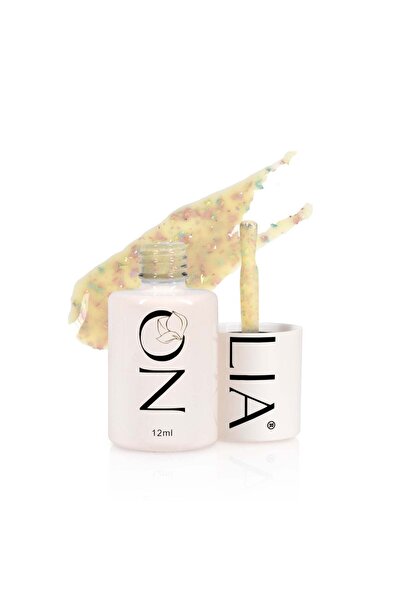 MAGNOLİA SHOP Confetti Rubber Base CRB258- YELLOW - 12ml
