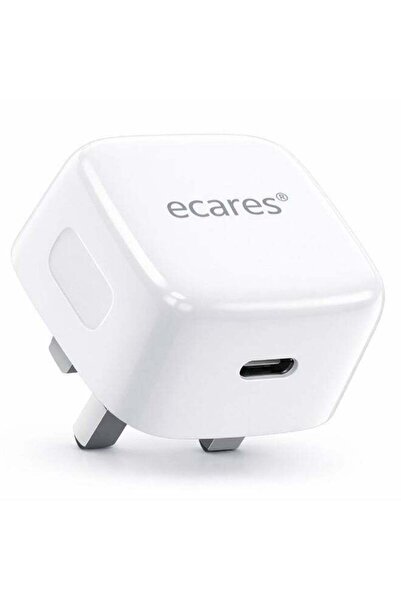 Ecares 20W USB-C Fast Charger Adapter, PD Type-C Wall Plug for iPhone, Samsun...