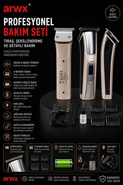 Erkek 128 Saç Sakal Tıraş Makinesi Kalitenin Adresi