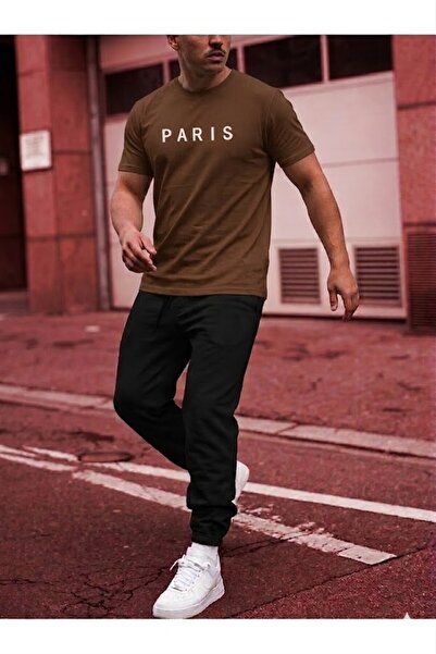 SILATU Paris Printed Tracksuit T-Shirt Set