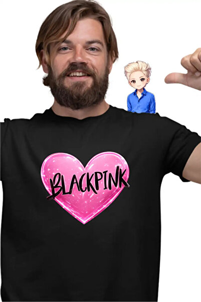 OEM Μπλουζάκι BlackPink Καρδιά K-pop Εμπορεύματα