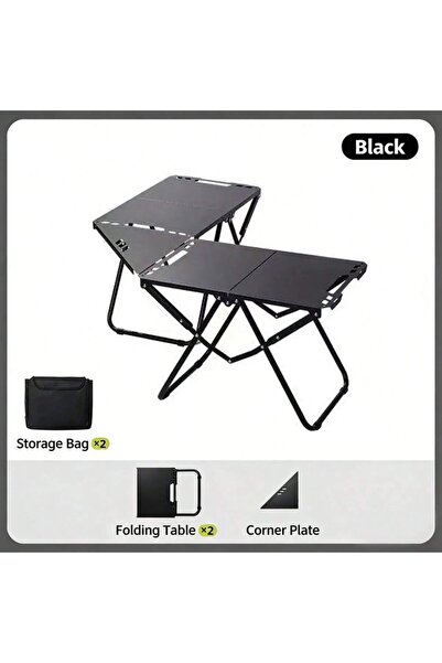 Snooe Outdoor tactical portable folding carbon steel camping table, suitable ...