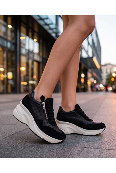 LEYDİ SHOES MN-07 FERMUAR DETAILAT CU TALPĂ SPORTIVĂ