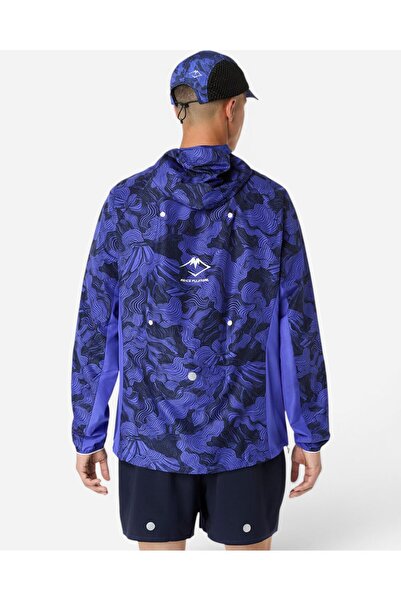Asics FUJITRAIL PACKABLE JACKET Erkek Mavi Ceket 2011D524-400