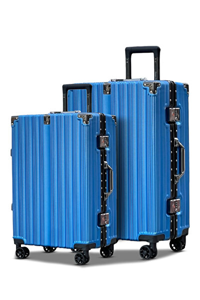 ZAAPPY Aluminum Frame Unbreakable Luggage 2Pcs Set (20/24 Inch) Polycarbonate...