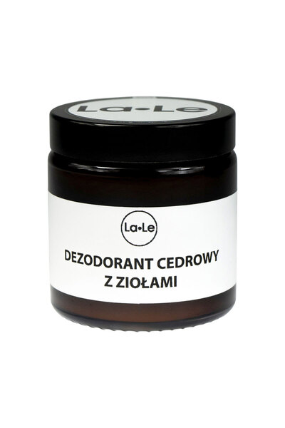 LA-LE Deodorant cu cedru și plante, 120 ml