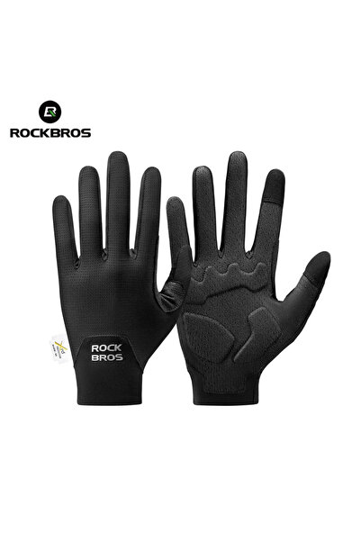 Choice10 ROCKBROS L S403-1 Black ROCKBROS Cycling Gloves Full Finger Touch Sc...