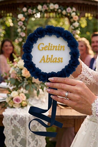 Evsay Gelinin Ablasına Özel Lazer gül süslü Kına Tefi Kına Malzemeleri Def vu...