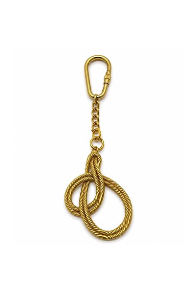 Generic Brand Brass Rope Knot Keychain