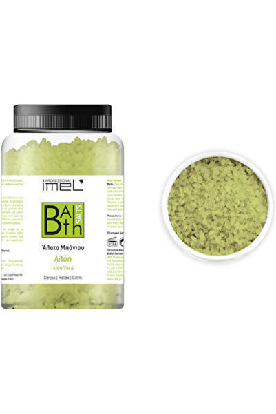 Imel ΑΛΑΤΑ ΜΠΑΝΙΟΥ RELAXING BATH ΣΕ ΚΡΥΣΤΑΛΛΟΥΣ ΜΕ ΑΡΩΜΑ ALOE VERA 500GR