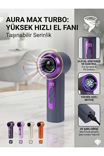 MRKAY ULTRA SOĞUTUCULU ŞARJLI EL FANI KADEMELİ YÜKSEK SERİNLİK HİSSİYATI DİJİ...