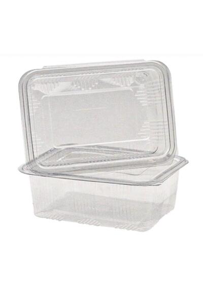 ÇELİKER Disposable Storage Container with Plastic Lid Leak Proof Container 75...