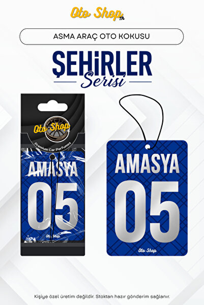 OTOSHOPTR AMASYA 05 Şehir Kokuları Serisi Oto Araç Kokusu