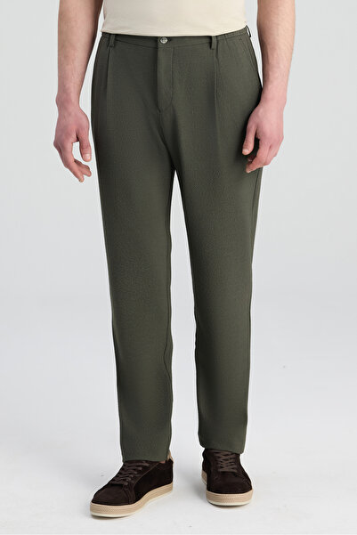 Twn Relaxed Fit Khaki Jogger Pants