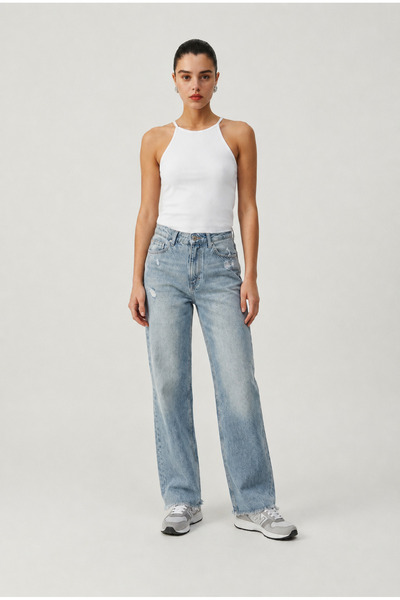 Avrile Straıght denim pantolon