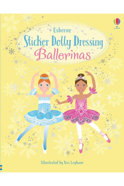 Usborne Children's Book - Sticker Dolly Dressing Ballerinas