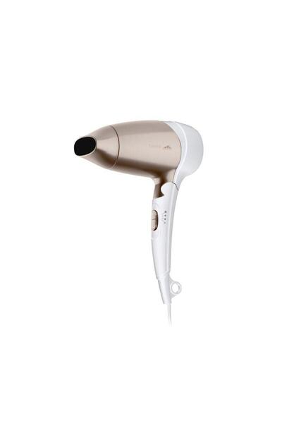 ETA Travel Hair Dryer 1200W, 3 Temperatures, 2 Airflow Speeds, Gold/White